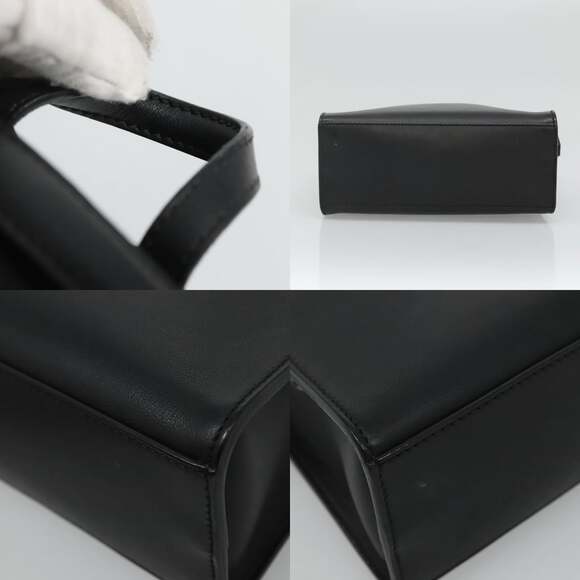 FENDI Hand Bag Leather Black - Picture 10 of 14